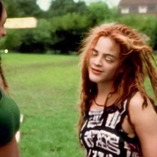 Prompt: a film still of jolyne in ''10 Things I Hate About You''(1999)