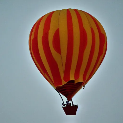 Prompt: fox shaped hot air balloon