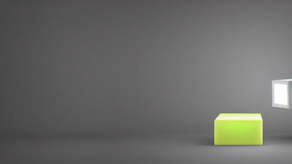 Prompt: a smoke cube, 8 k, rim lighting, lumen global illumination, opaque, glowing