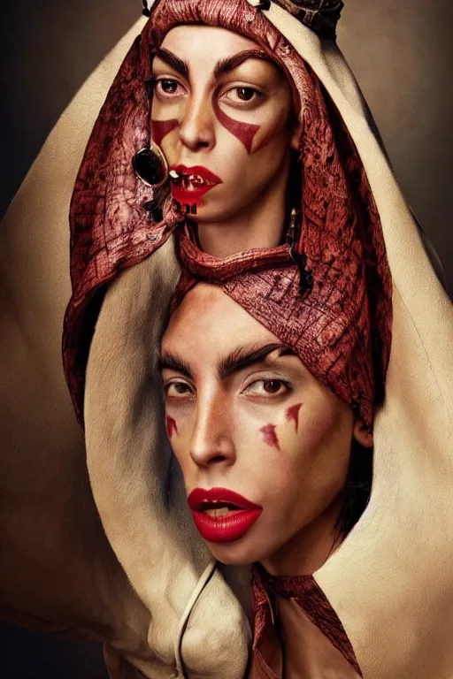 Prompt: dolce & gabbana campaign featuring jar jar binks as a female cowgirl, long eyeslashes, huge juicy lips, big seductive eyes, unprocessed colors, # nofilter, shot by annie leibovitz, realistic vfx simulation
