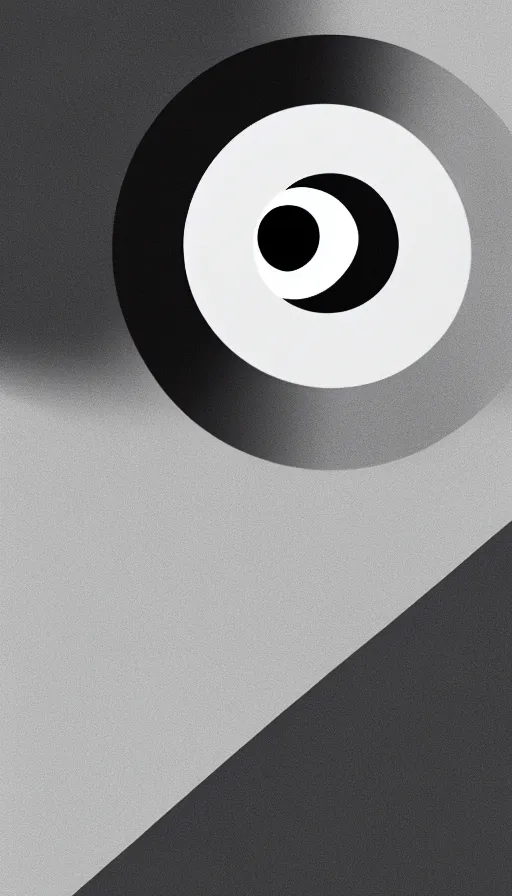 Image similar to Abstract representation of ying Yang concept, with Octane