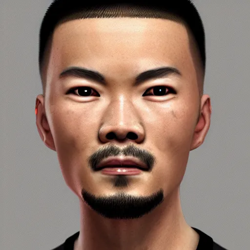 Prompt: lin dan portrait, photorealistic, 8k