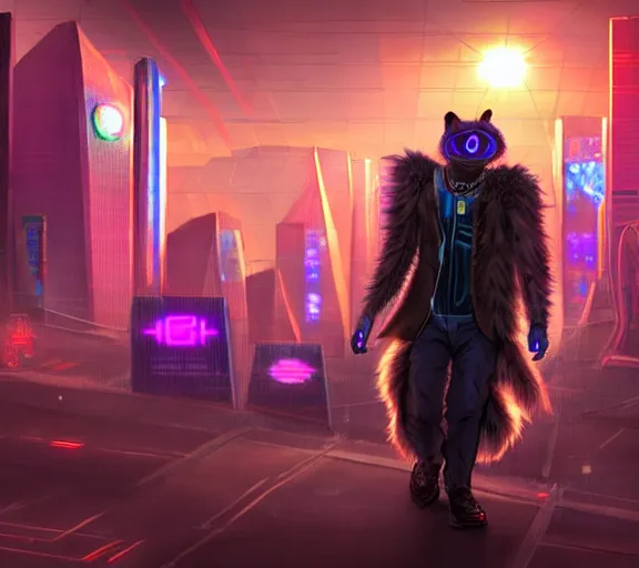 Image similar to high - resolution photograph from a cyberpunk era furry fandom convention ( midwest furfest 2 0 4 7 ), taking place after the genetic revolution and quantum singularity. photorealistic.