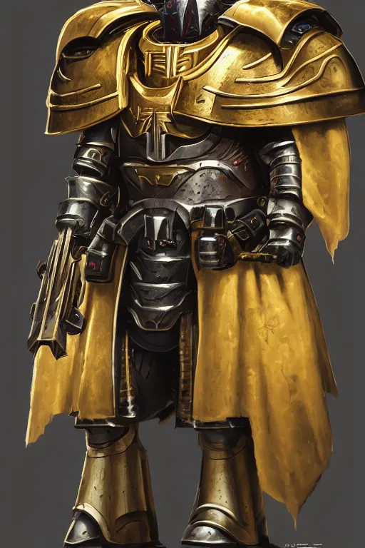 Image similar to armor portrait heros warhammer 4 0 k horus heresy fanart - the primarchs emperor by johannes helgeson animated with vfx concept artist & illustrator global illumination ray tracing hdr fanart arstation zbrush central hardmesh 8 k octane renderer comics stylized