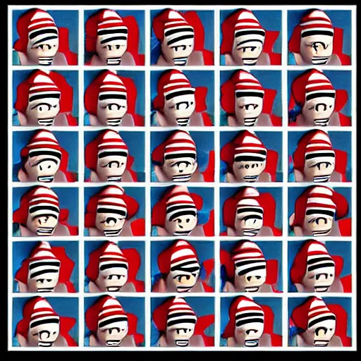 Image similar to where's wally? by martin handford