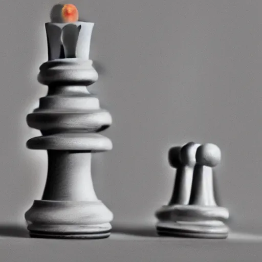 Image similar to a chess piece