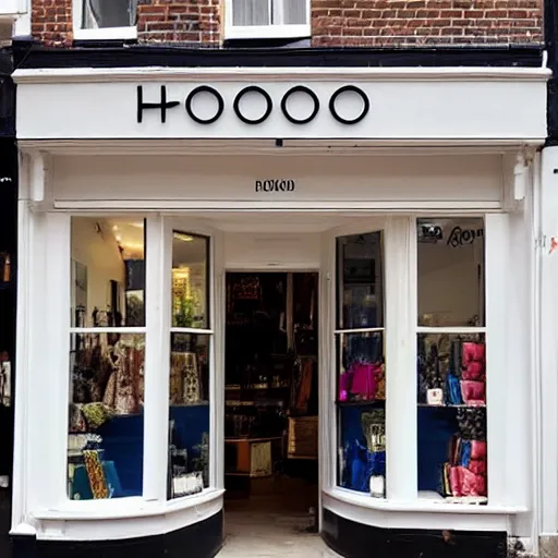 Prompt: “a shop called PHOOJ on Marylebone High St”
