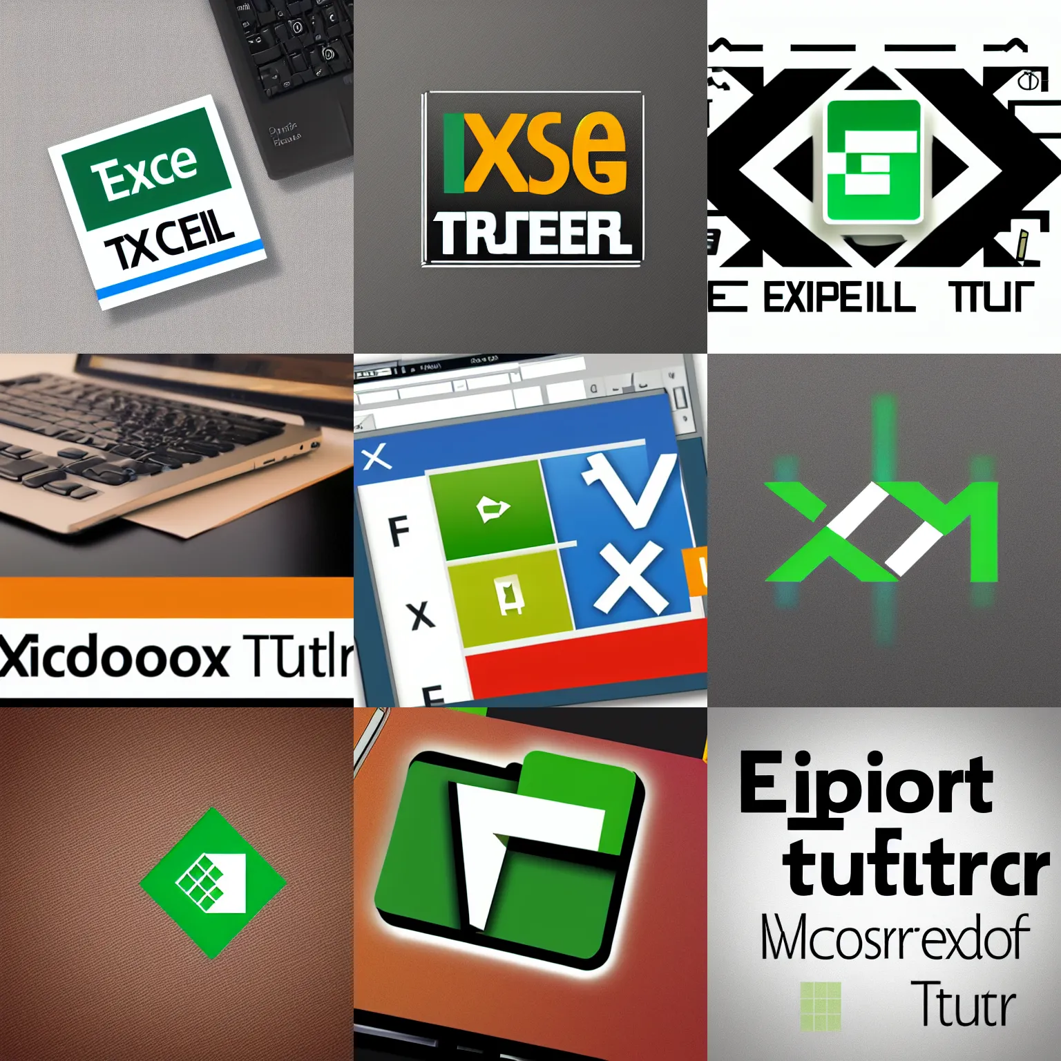 Prompt: logo for a Microsoft Excel tutor