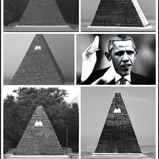 Image similar to obama pyramid