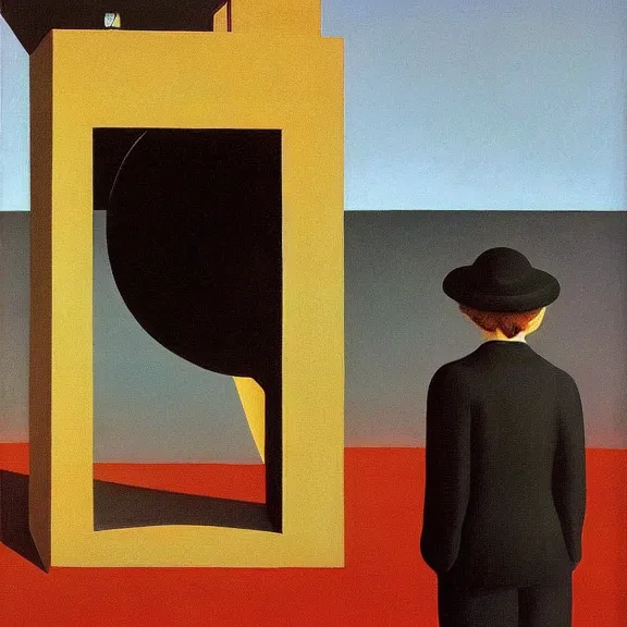 Prompt: a surrealist painting about ocularcentrism by painted rene magritte, oil painting, highly detailed, 4 k.