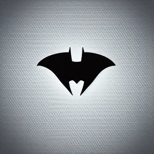 Prompt: isometric logo of Batman in shiny titanium with transparent background