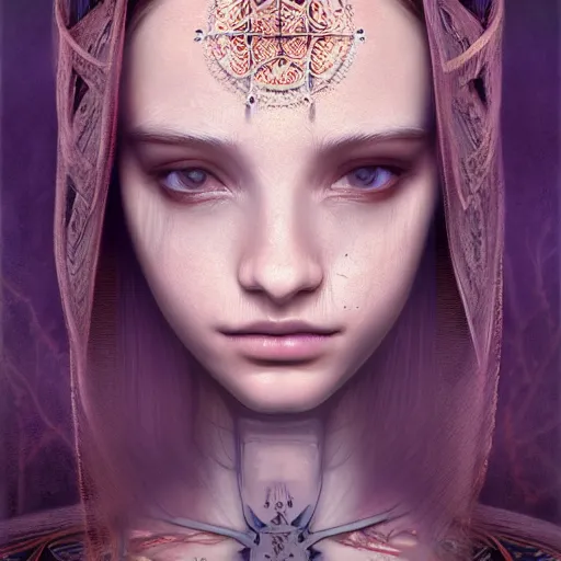 Image similar to symmetrical portrait of a beautiful dead princess female 4K symmetrical portrait, magical,fantasy , final fantasy, whole body, hyperrealism, cyberpunk, concept art, realistic, highly detailed, Featured on Artstation, cgsociety, Behance, Tom Bagshaw, Ross Tran, Japan Taiwan ,Soft lighting, attractive, highly detailed. intricate details. trending on artbreeder | zdzislaw beksinski. dariusz zawadzki. Michael Hutter. Peter Mohrbacher. Alfons Mucha. artstation