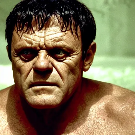 Prompt: Anthony Hopkins as the Hulk