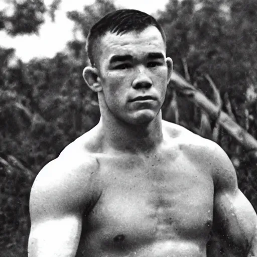 Image similar to colby covington in the vietnam war