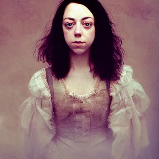 Image similar to a masterpiece portrait photo of a beautiful young woman who looks like a icelandic aubrey plaza