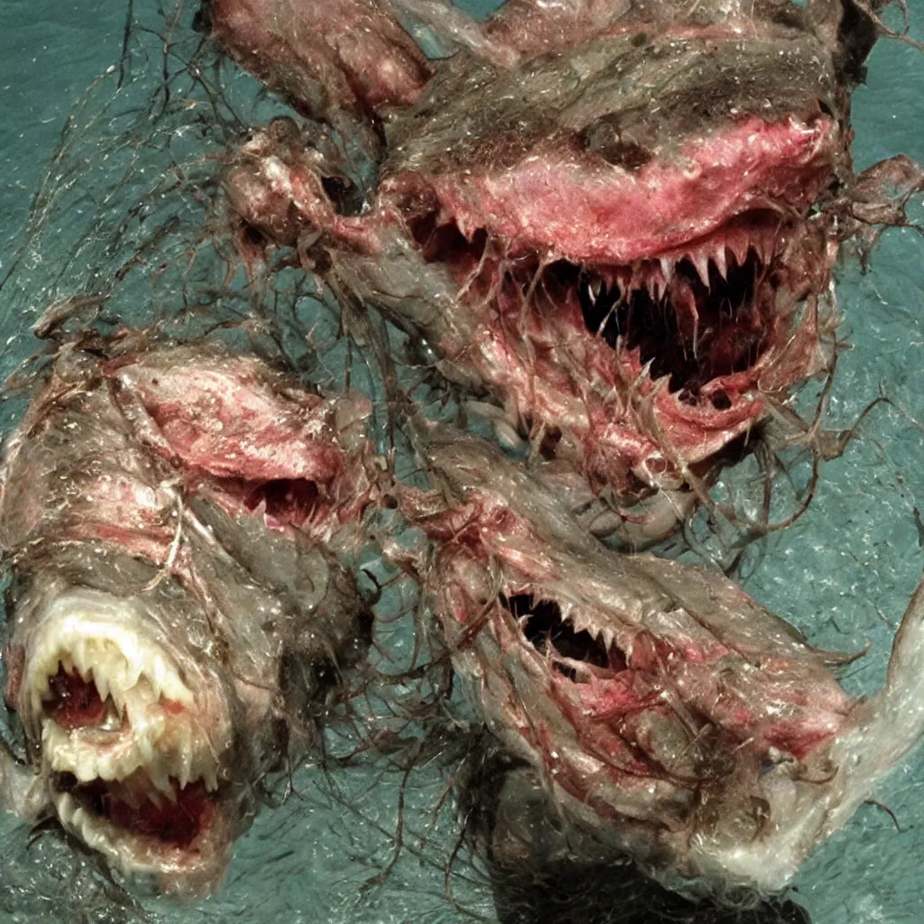 Image similar to horrifying angler fish