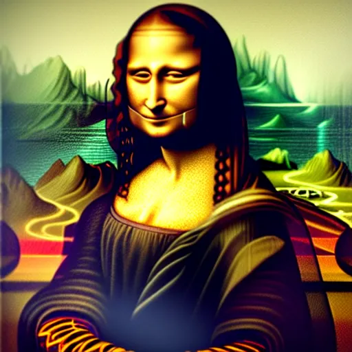 Image similar to ultra detailed, 4 k portrait of a cyborg mona lisa by rachel ruysch