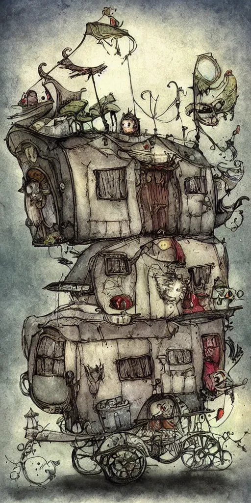 Image similar to a caravan by alexander jansson