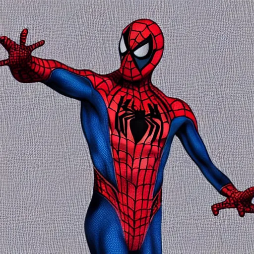 Image similar to Spiderman created by Tesla company