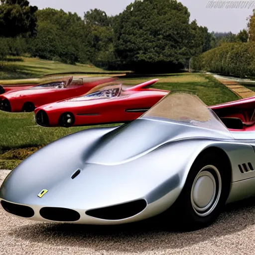 Prompt: Ferrari Ultimae 2050 model year