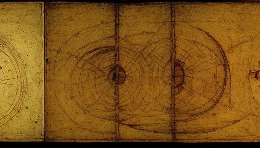 Image similar to the two complementary forces that make up all aspects and phenomena of life, by Leonardo da vinci