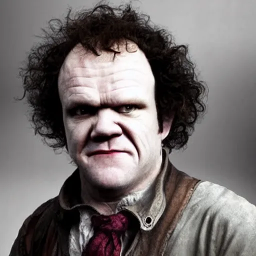 Prompt: john c reilly as a vampire, highly detailed, trending