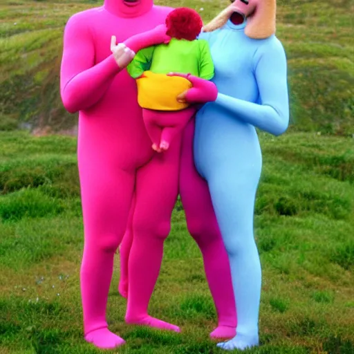 Prompt: telletubbies