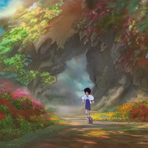 Image similar to to dream is to be alive, manga ghibli studio concept art :: uhd, 16k resolution ::