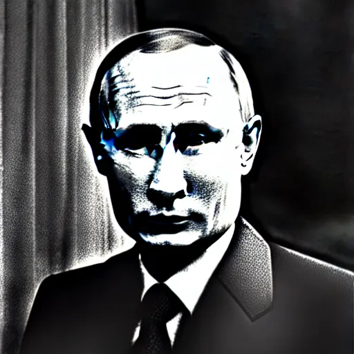 Image similar to vladamir putin a holocaust survivor, historical photo, high definition, hyperrealistic, stock photo