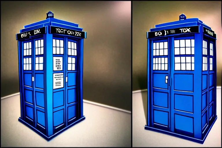 Prompt: tardis dr who dentist