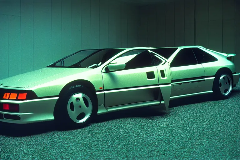 Image similar to designed by giorgetto giugiaro 1 9 9 8 audi rs 8 honda crx, thick neon lights, ektachrome photograph, volumetric lighting, f 8 aperture, cinematic eastman 5 3 8 4 film