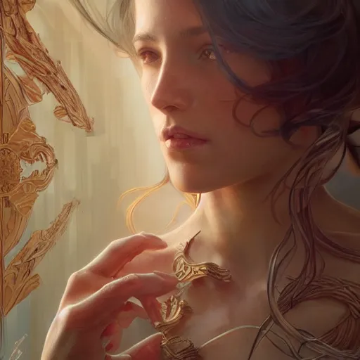 Image similar to daddy issues, intricate, highly detailed, digital painting, artstation, concept art, smooth, sharp focus, illustration, Unreal Engine 5, 8K, art by artgerm and greg rutkowski and alphonse mucha