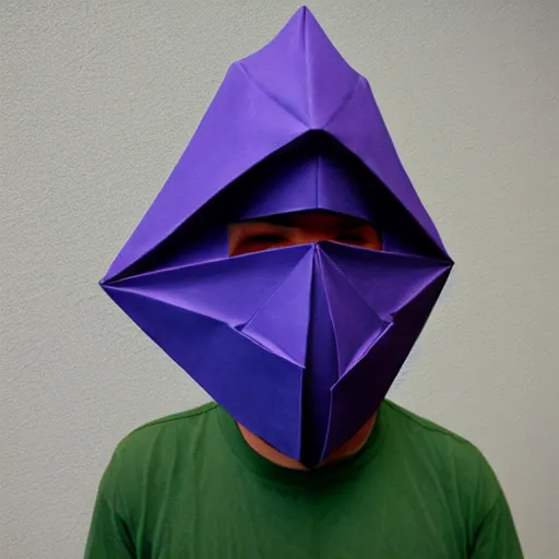 Image similar to illithid origami mask