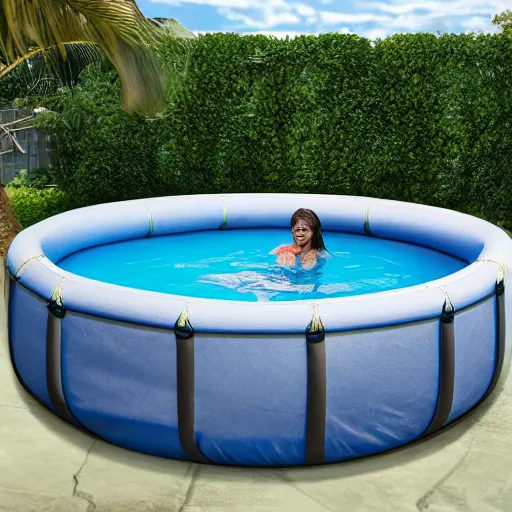 Prompt: pool tube