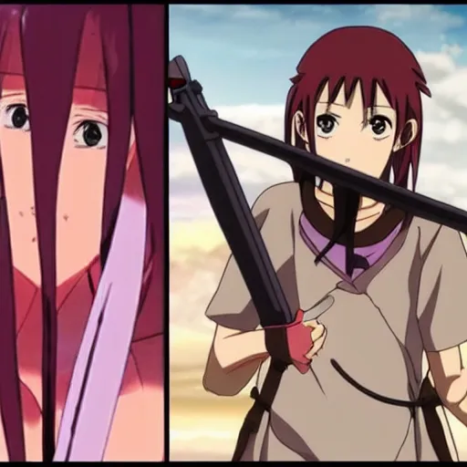 Prompt: Sakura fron Naruto in Sword Art Online Movie Adaptation