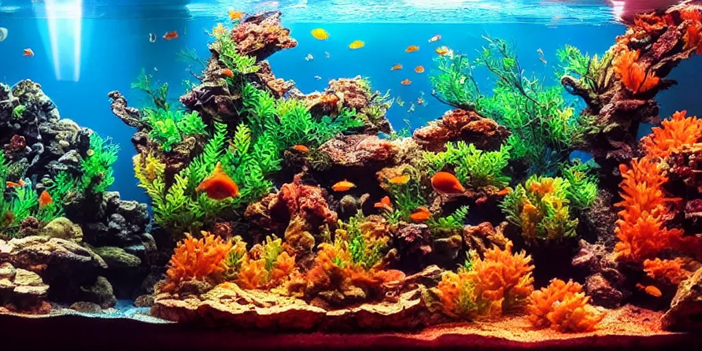 Prompt: a close - up photo of a beautiful aquarium, beautiful lighting, cinematic masterpiece