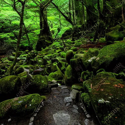 Image similar to Yakushima Forest Eerie Japan Early morning