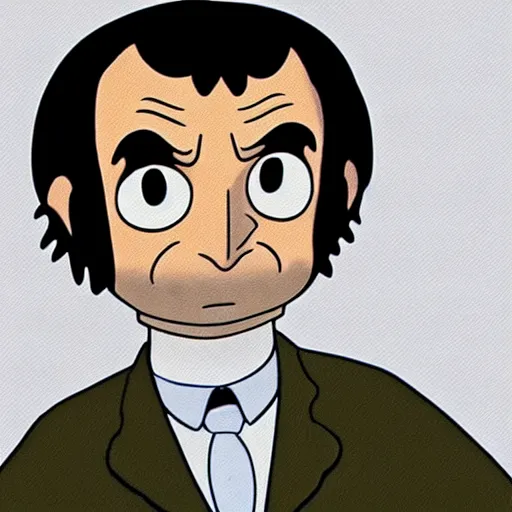 Image similar to Mr.Bean by Studio Ghibli