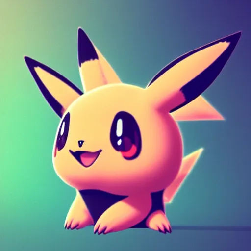 Prompt: a sweet adorable pokemon. by ob. very cute. friendly. beautiful. digital render.