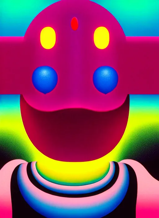 Image similar to mask by shusei nagaoka, kaws, david rudnick, airbrush on canvas, pastell colours, cell shaded, 8 k