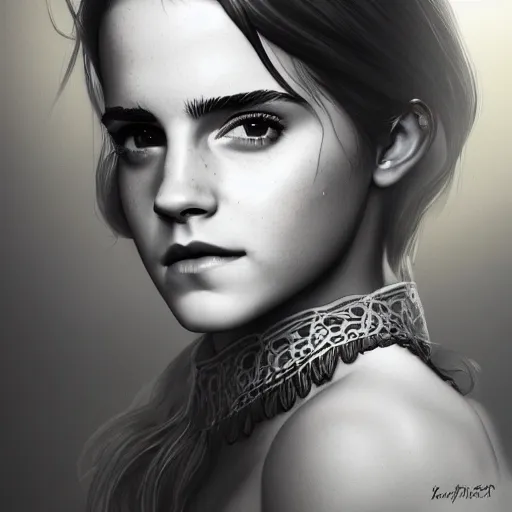 Image similar to emma watson as a teen girl, gorgeous, amazing, elegant, intricate, highly detailed, digital painting, artstation, concept art, sharp focus, illustration, art by Ross tran