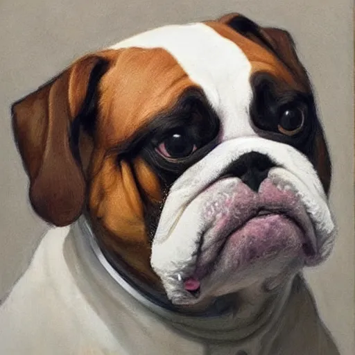 Image similar to A dog that looks like Wilford Brimley, by Sir James Guthrie, hyperrealism