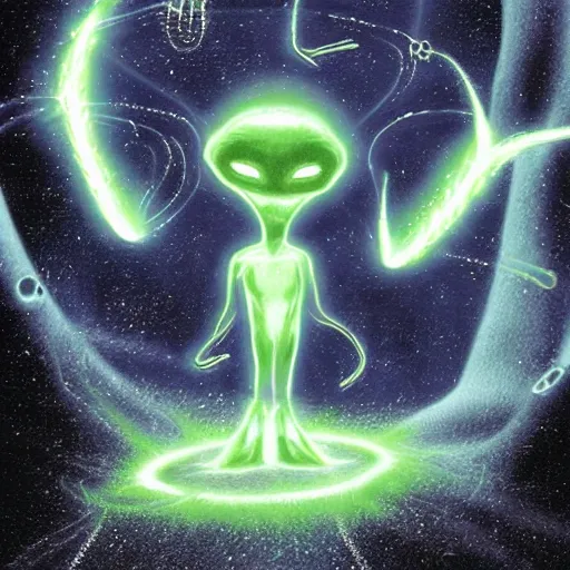 Image similar to a plasma alien being