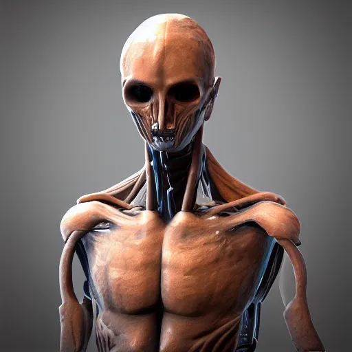 Image similar to humanoid , unreal engine