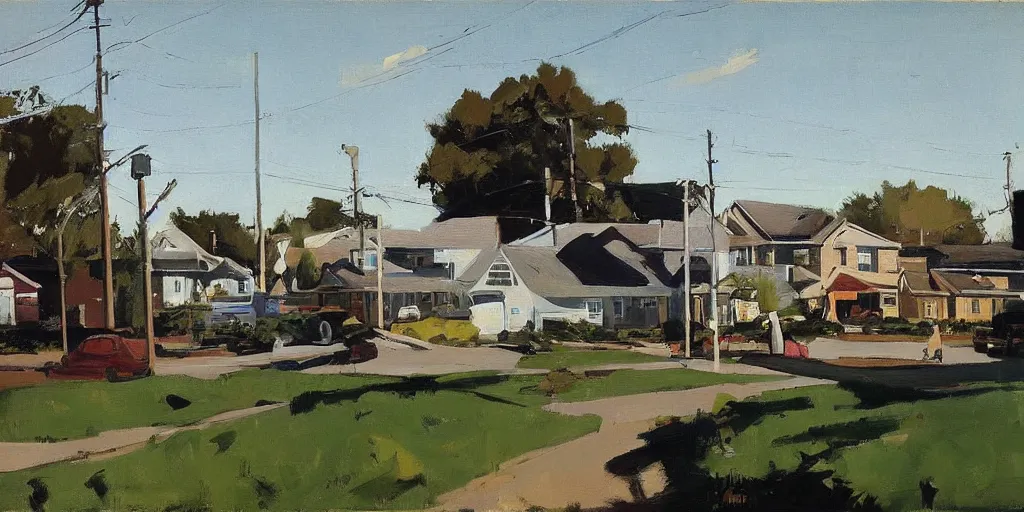 Image similar to us suburbs ben aronson 1950