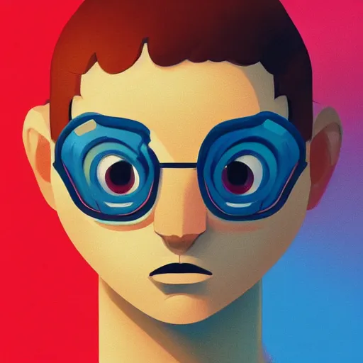 Image similar to face icon stylized minimalist nintendo, loftis, cory behance hd by jesper ejsing, by rhads, makoto shinkai and lois van baarle, ilya kuvshinov, rossdraws global illumination