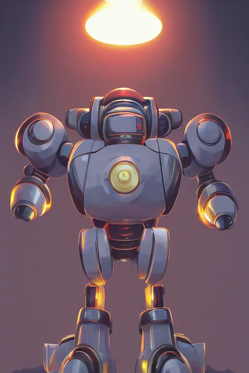 Image similar to metabots medabots medarotto medarot robot minimalist comics, behance hd by jesper ejsing, by rhads, makoto shinkai and lois van baarle, ilya kuvshinov, rossdraws global illumination ray tracing hdr radiating a glowing aura