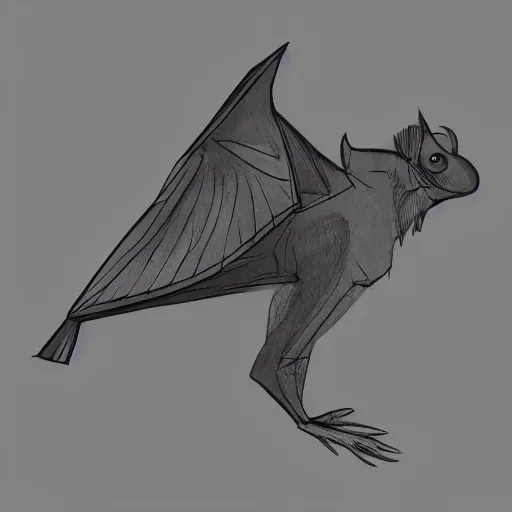 Image similar to hipposideros griffini concept. 2 d illustration trending concept on artstation. # dtiyschallenge, # dtiys, # artchallenge # arttrending