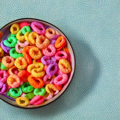 Image similar to a really, really, really, really, really sad photo of fruit loops