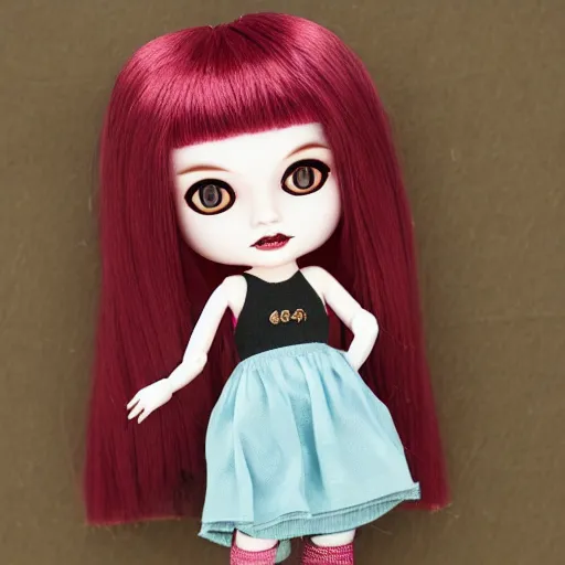 Prompt: hayley kyoko collectible doll in packaging